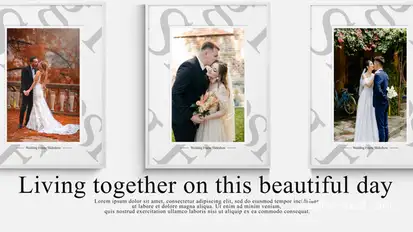Wedding Slideshow Video Displays template preview