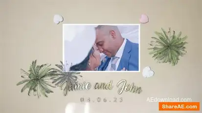 Wedding Slideshow Openers template preview