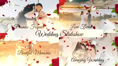 Wedding Slideshow Video Displays template preview