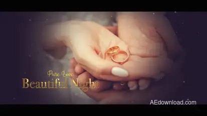 Wedding Slideshow | Emotional Love Story Video Displays template preview
