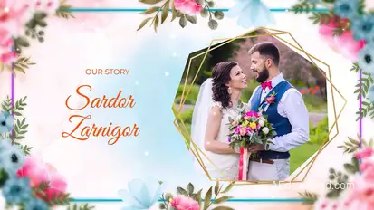 Wedding Slideshow || Love Story Slideshow Video Displays template preview