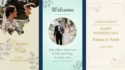 Wedding Story - Reels Video Displays template preview