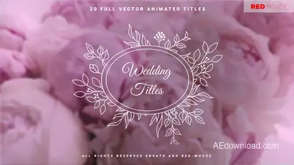 Wedding Titles Titles template preview
