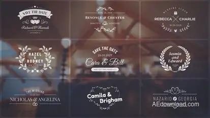 Wedding Titles Titles template preview