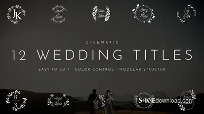 Wedding Titles Openers template preview