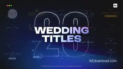 Wedding Titles Titles template preview
