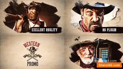 Western Promo Openers template preview