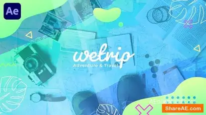 Wetrip - Adventure & Travel Slideshow | After Effects Openers template preview