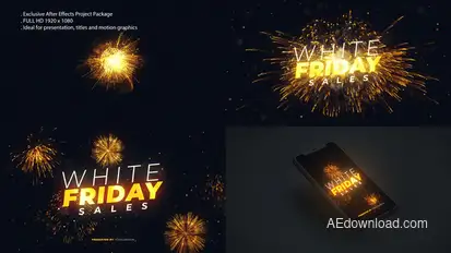 White Friday Sales Opener Elements template preview