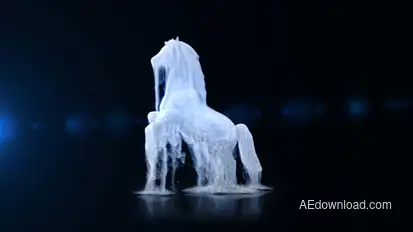 White Horse Logo Reveal Logo Stings template preview