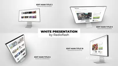White Presentation Product Promo template preview