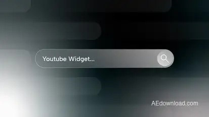 Widget Glass Youtube Elements template preview