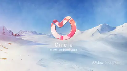 Winter Bliss Logo 2 Logo Stings template preview