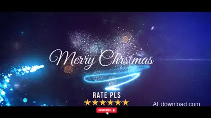 Winter Christmas Titles Titles template preview