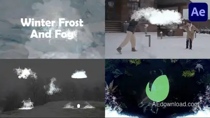 Winter Frost And Fog Pack for After Effects Elements template preview