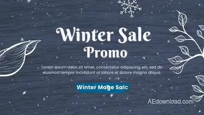 Winter Sale Promo Product Promo template preview