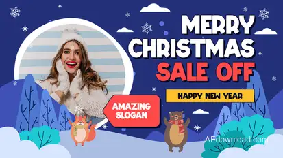 Winter Sale Slides Promo Product Promo template preview