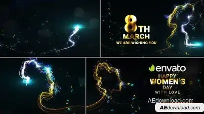 Women’s Day Greetings // Happy Women’s Day Openers template preview