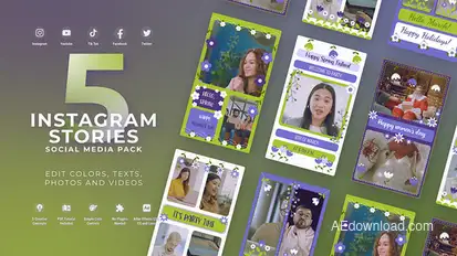 Womens Day Instagram Vertical Lilac Product Promo template preview