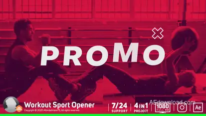 Workout Sports Opener Openers template preview