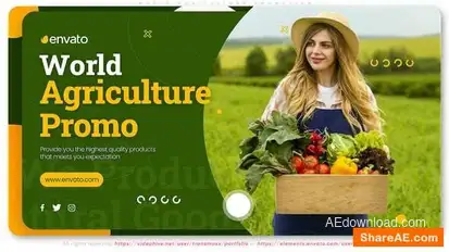 World Agriculture Promotion Openers template preview