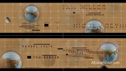 World History Titles Titles template preview