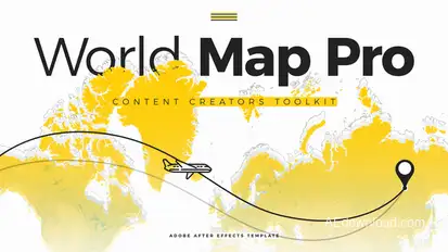 World Map Pro - Content Creators ToolKit Elements template preview