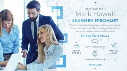 Worldwide Business Promo Video Displays template preview