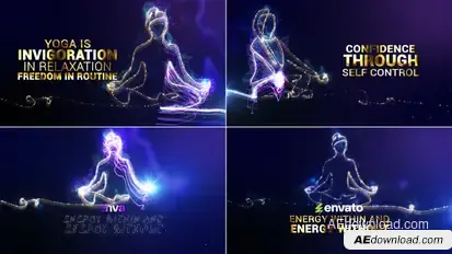 Yoga Day Greetings // Relax Meditation Yoga Openers template preview