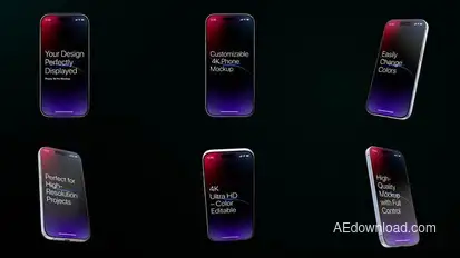 Your Design, Perfectly Displayed – Phone 16 Pro Mockup Product Promo template preview