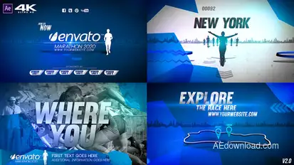 Your Marathon Broadcast Design v2.0 Openers template preview