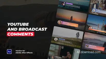 Youtube and Broadcast Comments broadcast-packages template preview