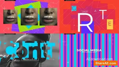 Youtube Blog Intro Openers template preview