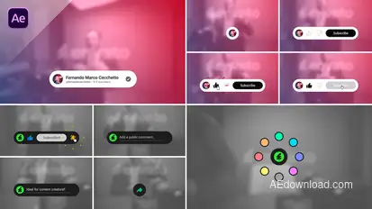 YouTube Channel Elements Elements template preview