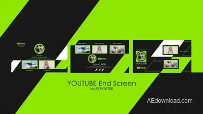 Youtube Channel End Screen Ver 5 Product Promo template preview