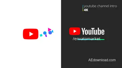 Youtube Channel Intro Logo Stings template preview