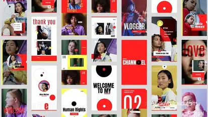 Youtube Channel Stories Pack Product Promo template preview