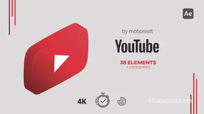 Youtube Elements Pack Elements template preview