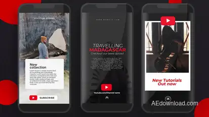 YouTube Instagram Stories Openers template preview