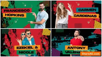 YouTube Intro | Creative & Colorful Openers template preview