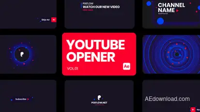 Youtube Pack 01 for After Effects Product Promo template preview