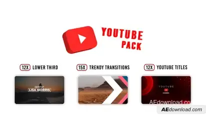Youtube Pack Titles template preview