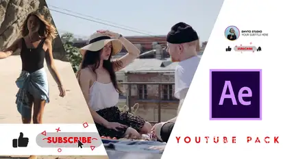 Youtube Pack broadcast-packages template preview