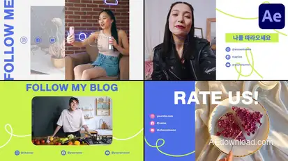 Youtube Slides | After Effects Openers template preview