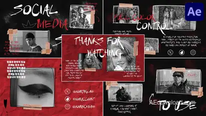 Youtube Slides for After Effects Openers template preview