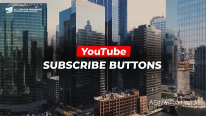 Youtube Subscribe Buttons / AE Elements template preview