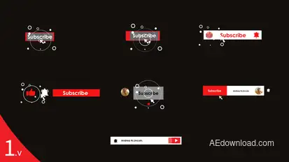 Youtube Subscribe Elements Elements template preview