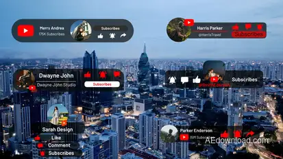 YouTube Subscribe Titles Titles template preview