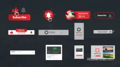 Youtube Subscribe Toolkit Titles template preview