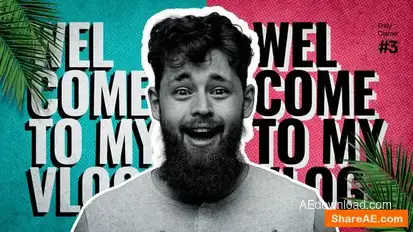 YouTube Vlog Intro Openers template preview